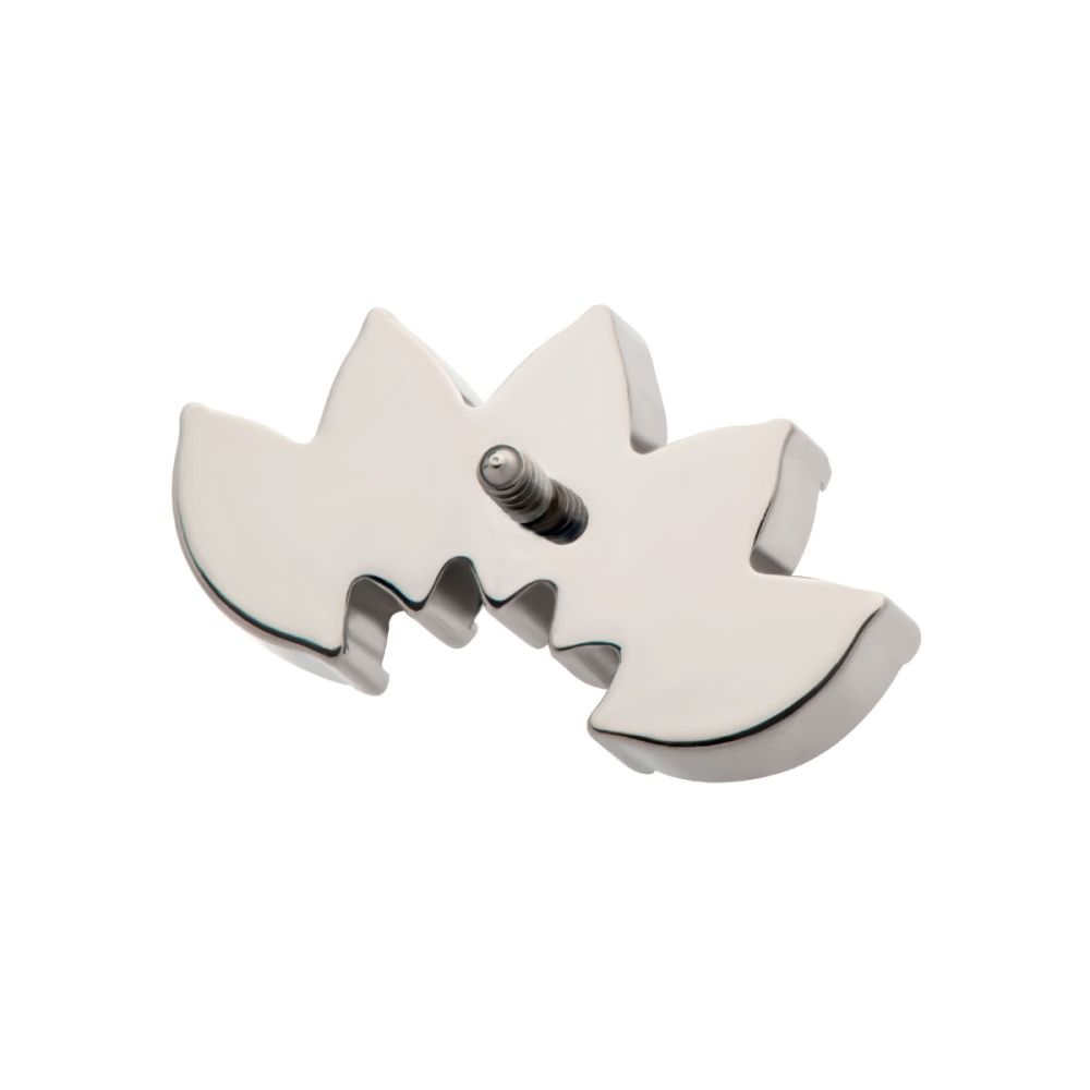 Titanium-Internally Threaded with Prong Set 5-Cluster Marquise Stones Fan Shape Top