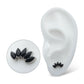 Titanium-Internally Threaded with Prong Set 5-Cluster Marquise Stones Fan Shape Top