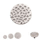 Titanium Internally Threaded Hammered Disk Top