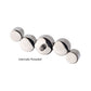 Titanium Internally Threaded Bezel Set CZ/Opal Oscillating 5-Cluster Top
