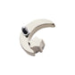 Titanium Internally Threaded Crescent Moon with CZ/Opal Top