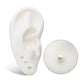 Titanium Internally Threaded Natural Freshwater Pearl Top