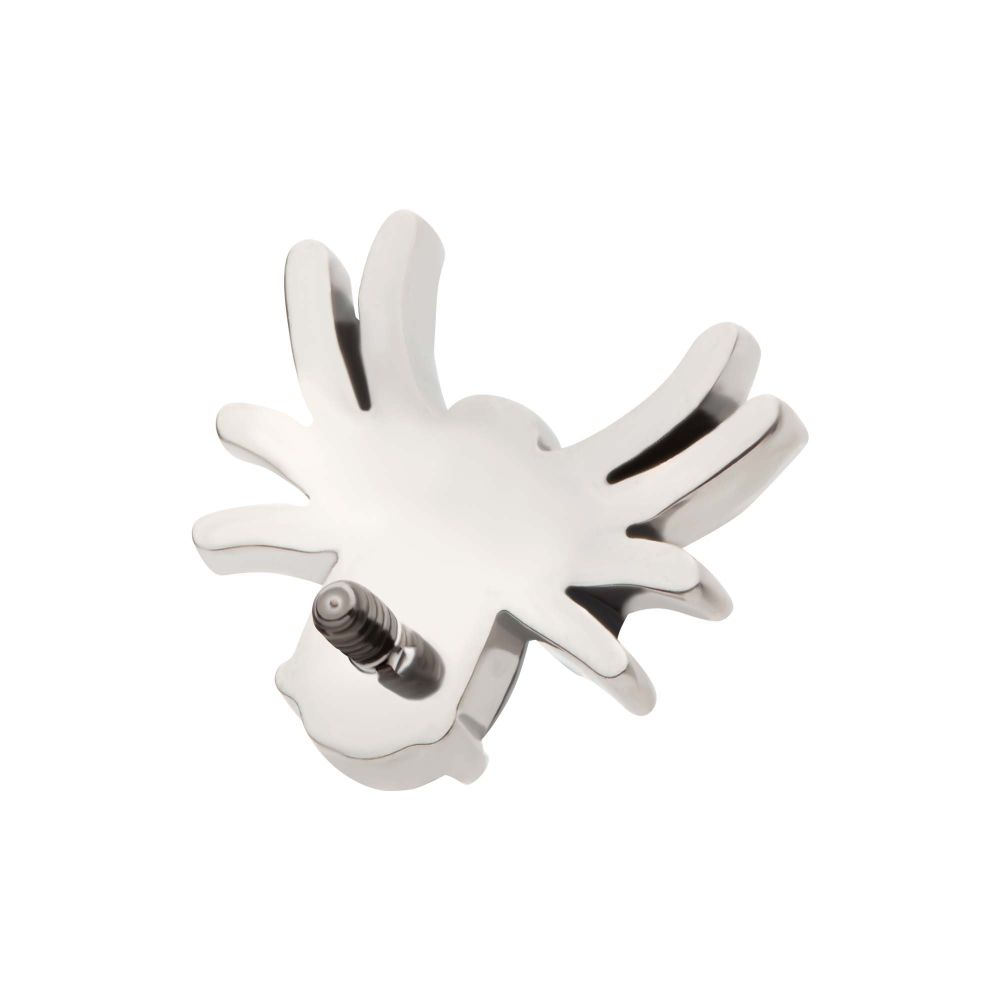 Titanium Internally Threaded Prong Set Opal/CZ Spider Top