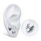 Titanium Internally Threaded Prong Set Opal/CZ Spider Top