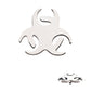 Titanium Internally Threaded Biohazard Top