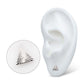 Titanium Internally Threaded Corrugated Triangle Top