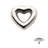 Titanium Internally Threaded Hollow Heart Top