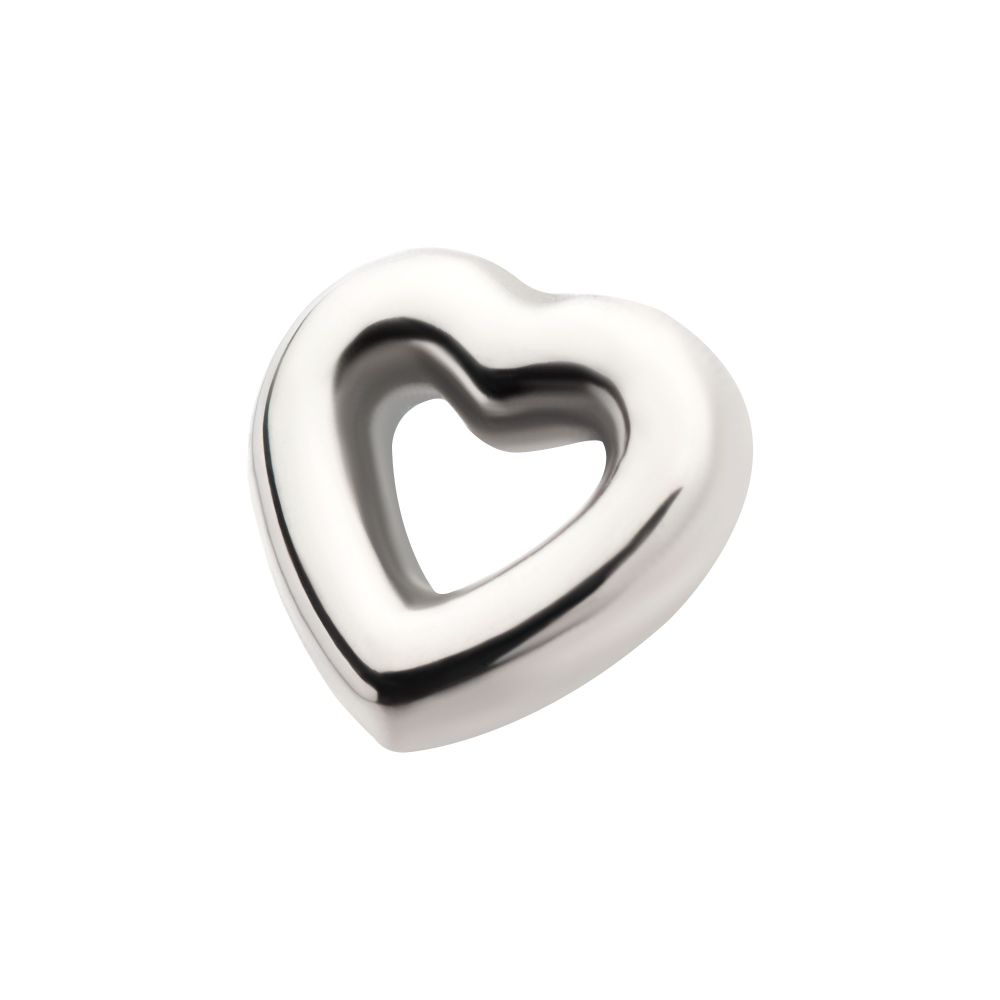 Titanium Internally Threaded Hollow Heart Top