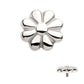 Titanium Internally Threaded 8 Petal Flower Shape Top