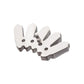 Titanium Internally Threaded Prong Set Baguette & Round Gem Fan Shape 5-Cluster Top