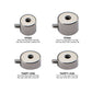 Titanium Internally Threaded Body Jewelry Adapter