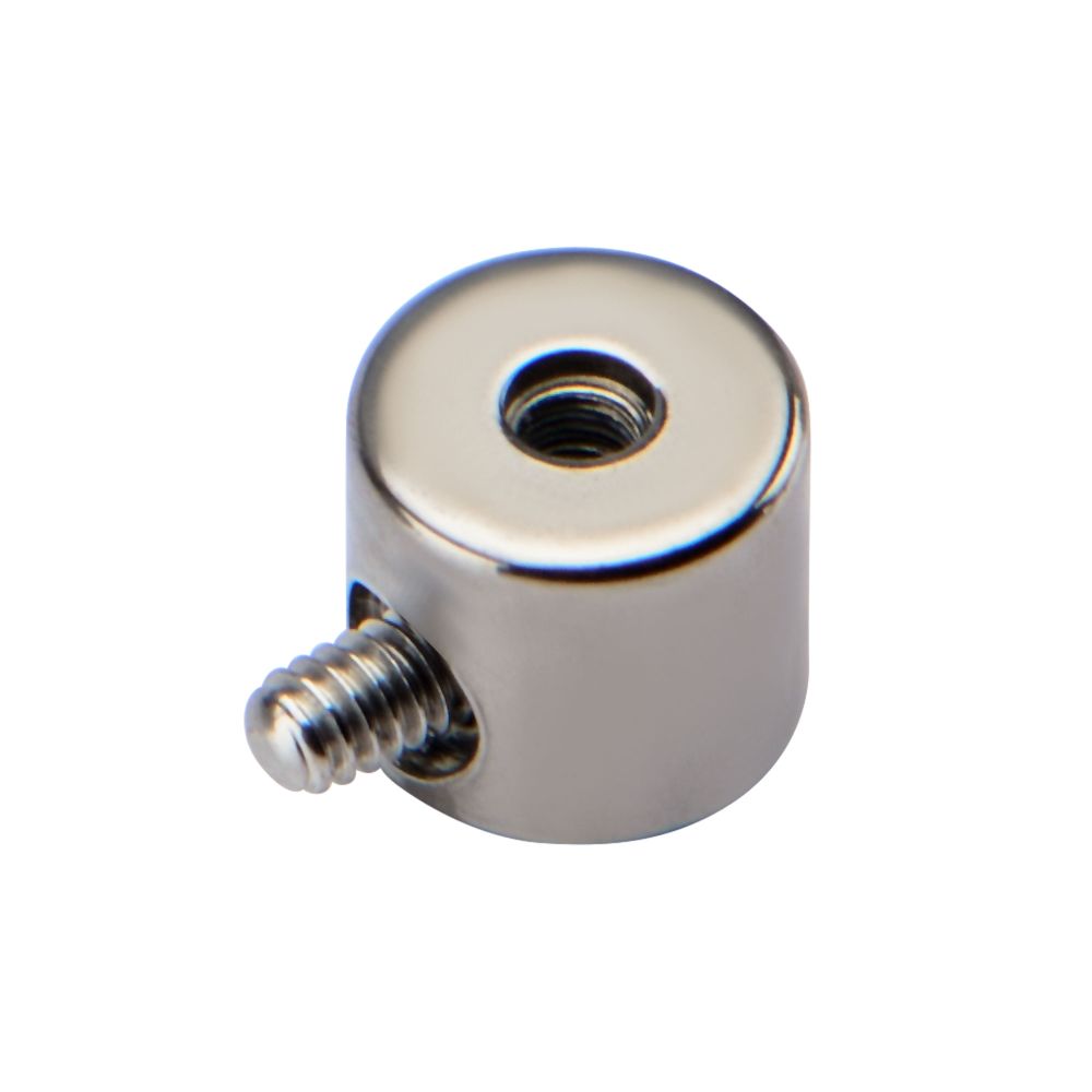 Titanium Internally Threaded Body Jewelry Adapter