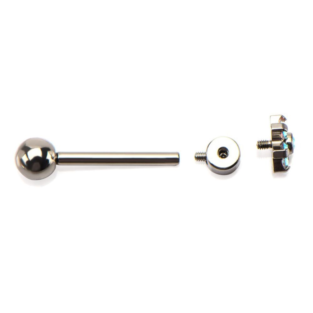 Titanium Internally Threaded Body Jewelry Adapter