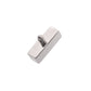 Titanium Internally Threaded Prong Set Crystal/CZ/Opal 3-Cluster Bar Top
