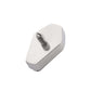 Titanium Internally Threaded with Prong Set Black CZ Coffin Top