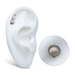 Titanium Internally Threaded UFO Shape Disk Top