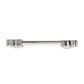 Titanium Internally Threaded Prong Set CZ Gem Triangle Shape End Nipple Barbell (One Side Fixed, One Side Internally Threaded) | Sold by piece