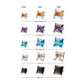 Titanium Internally Threaded 4 Prong Princess Cut Gem Top