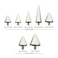 Titanium Internally Threaded Spike Top