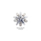 Titanium Threadless with Prong Set CZ Star Shape Top