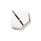 Titanium Threadless Hammered Hexagon Top