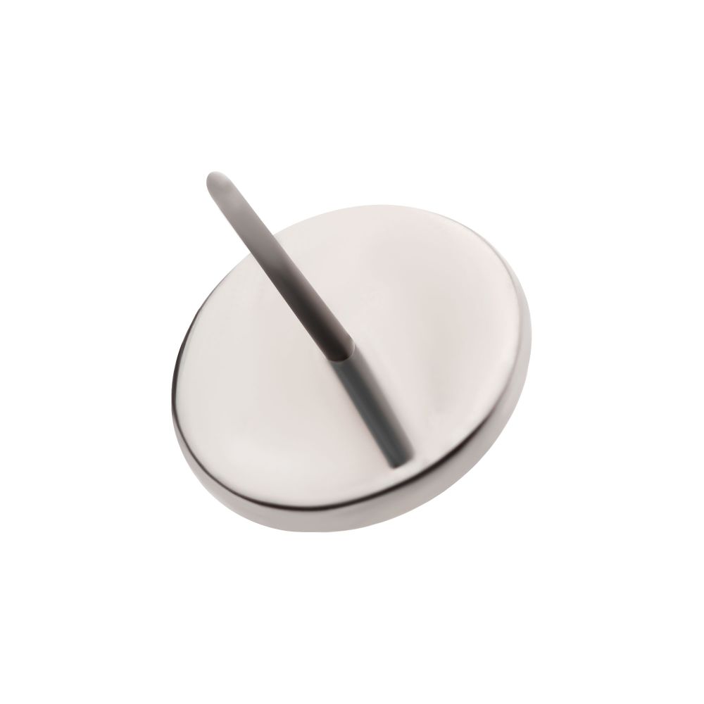 Titanium Threadless Hammered Disk Top