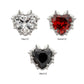 Titanium Threadless Prong Set Gem Heartbreaker Edge Top