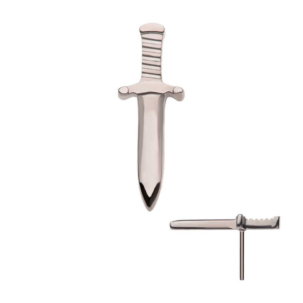 Titanium Threadless Dagger Top