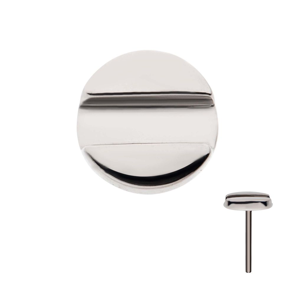 Titanium Threadless Slotted Screw Top
