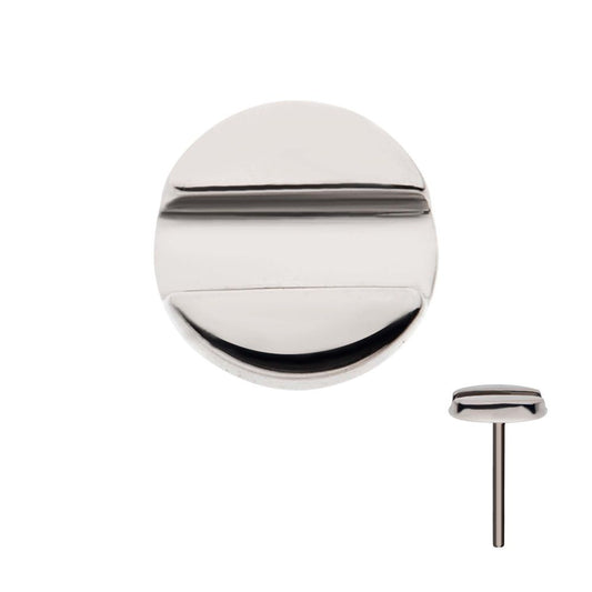 Titanium Threadless Slotted Screw Top
