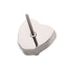 Titanium Threadless with Prong Set Opal Heart Top