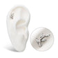 Threadless Prong Set Marquise CZ Leaf Top