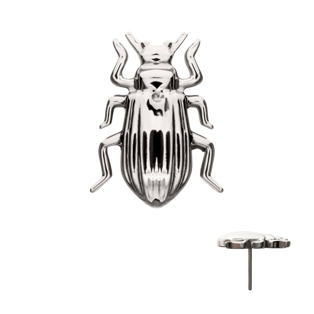 Titanium Threadless Beetle Top