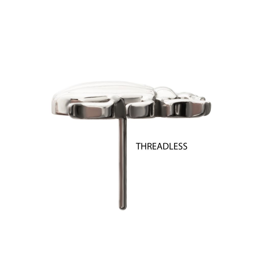 Titanium Threadless Beetle Top