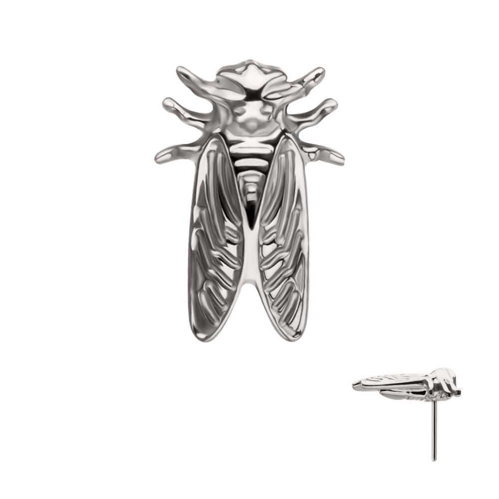 Titanium Threadless Cicada Top