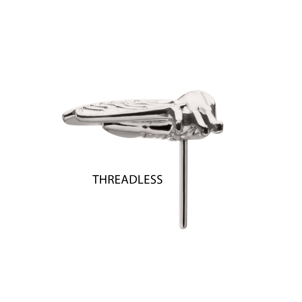 Titanium Threadless Cicada Top