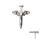 Titanium Threadless Bat Sword Top