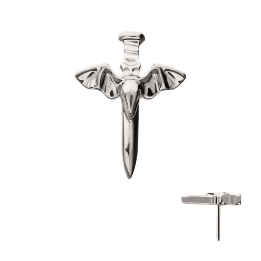 Titanium Threadless Bat Sword Top