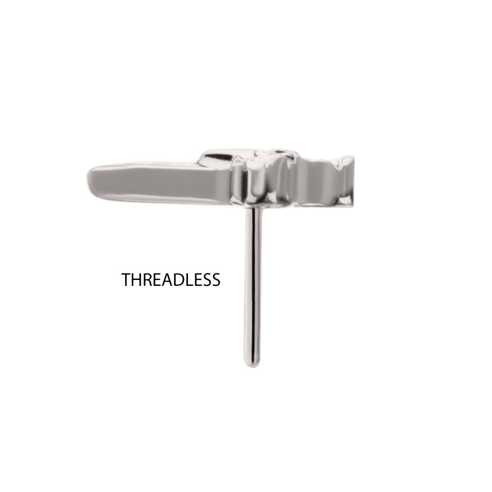 Titanium Threadless Bat Sword Top