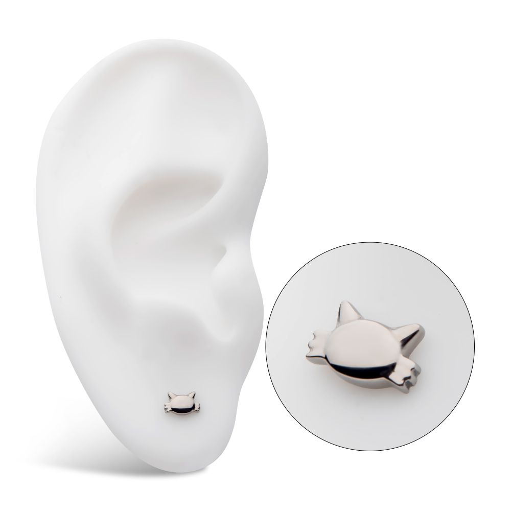 Titanium Threadless Cat's Head Top
