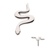Titanium Threadless Snake Top