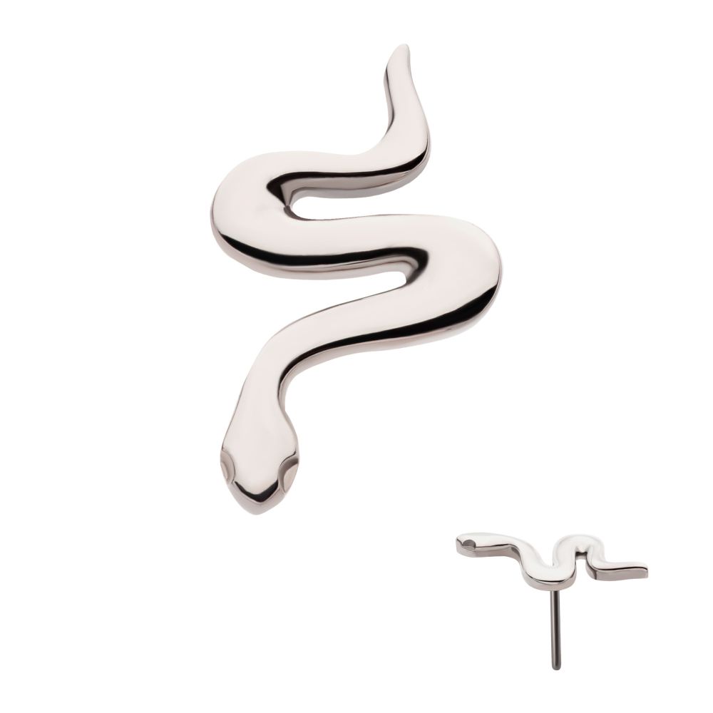Titanium Threadless Snake Top