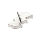 Titanium Threadless Prong Set Marquise CZ Diagonal 3-Cluster Top