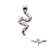 Titanium Threadless Prong Set 9-Gem Snake Top