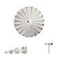 Titanium Threadless Radiant Corrugated Round Top