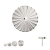 Titanium Threadless Radiant Corrugated Round Top