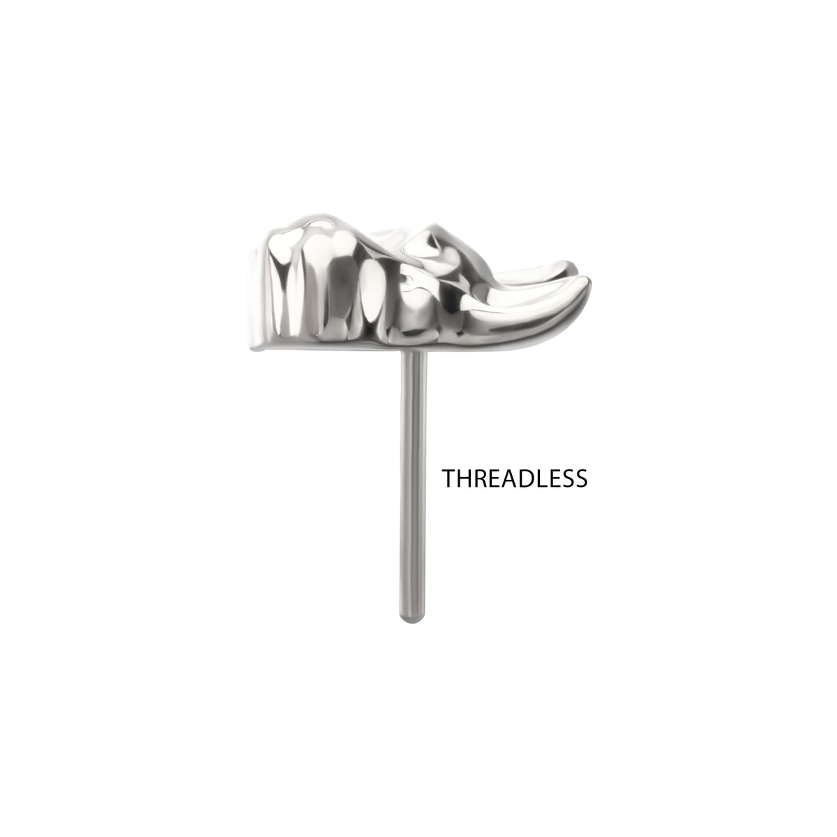 Titanium Threadless Low Profile 3D Cat's Head Top