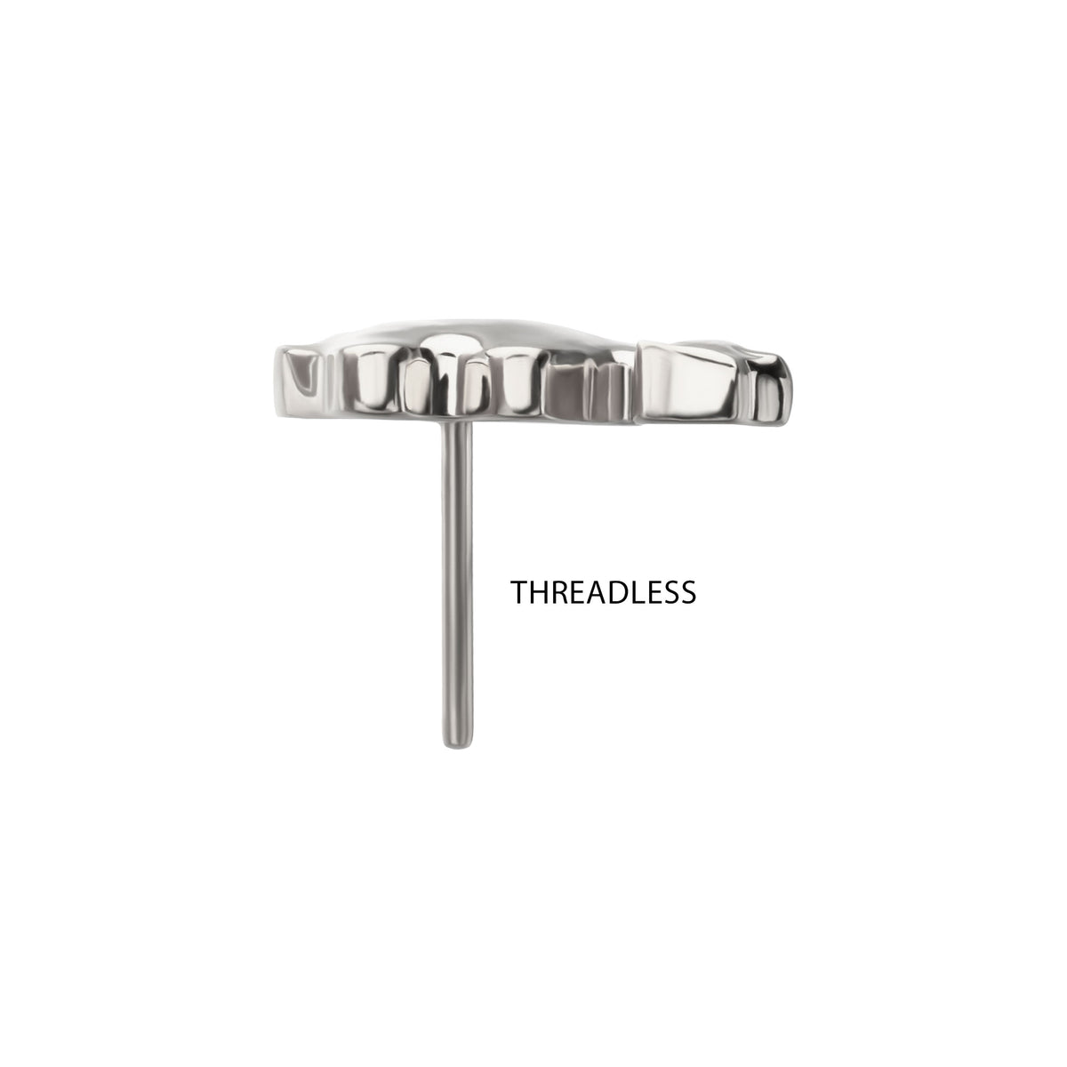 Titanium Threadless Low Profile 3D Camel Top