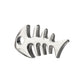 Titanium Threadless Low Profile 3D Fishbone Top