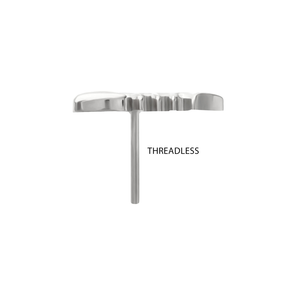 Titanium Threadless Low Profile 3D Fishbone Top